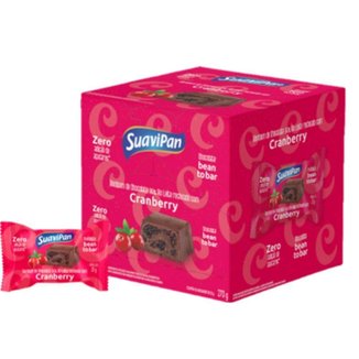 BOMBOM CHOCOLATE 35% AO LEITE RECHADO COM CRAMBERRY 15G