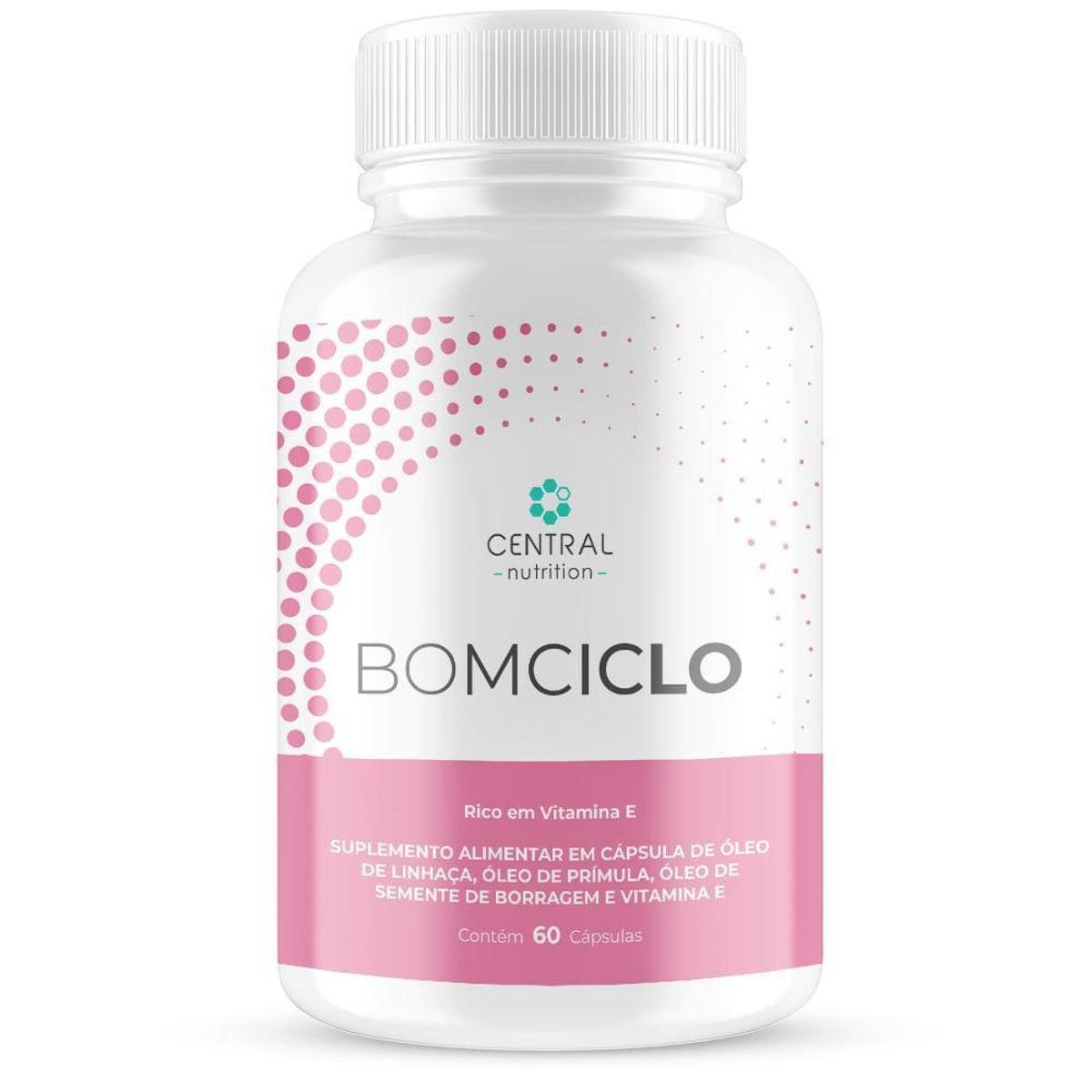 Bomciclo 60 Cápsulas Central Nutrition Suplemento Feminino