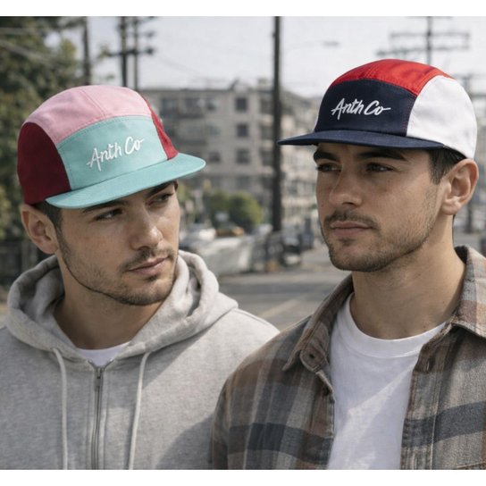 Boné 5 Panel Anth Co Racing Aba Reta Original - Verde | Netshoes
