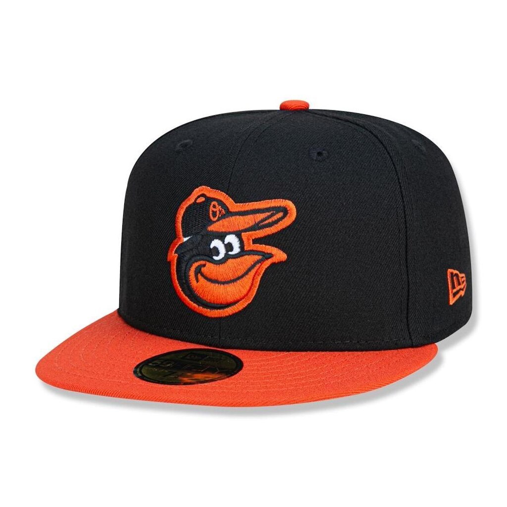 BONE 59FIFTY BALTIMORE ORIOLES MLB PRETO NEW ERA