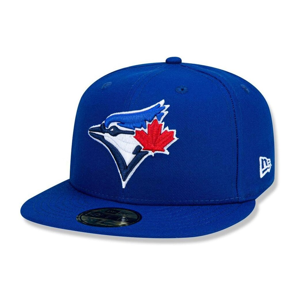 BONÉ 59FIFTY TORONTO BLUE JAYS MLB ROYAL NEW ERA FECHADO