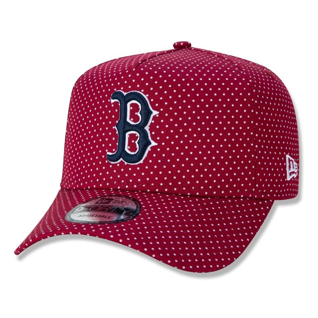 BONE 940 AF SN MODERN CLASSIC POA BOSRED ABA CURVA SNAPBACK VERMELHO ESCURO NEW ERA