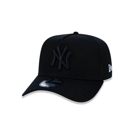 Boné 940 New York Yankees MLB Aba Curva Snapback New Era - Preto