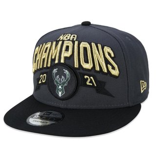 BONE 950 SN CHAMPIONS NBA CAMPEAO ABA RETA SNAPBACK CINZA NEW ERA