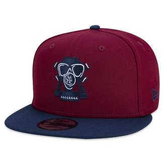 BONE 9FIFTY CLEVELAND CAVALIERS NBA COMPOUND ABA RETA VERMELHO ESCURO VERMELHO ESCURO NEW ERA