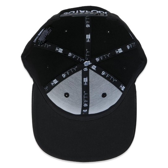 BONE 9FIFTY ORIGINAL FIT SNAPBACK ABA RETA FUTEBOL BOTAFOGO ABA RETA SNAPBACK PRETO NEW ERA