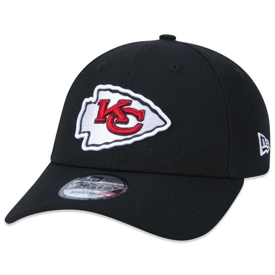 Boné 9Forty Snapback NFL Kansas City Chiefs Aba Curva Snapback New Era Masculino