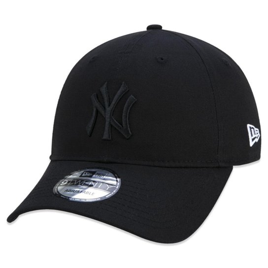 BONE 9TWENTY MLB NEW YORK YANKEES ABA CURVA PRETO STRAPBACK PRETO NEW ERA - Preto Menor preço em BONE 9TWENTY MLB NEW YORK YANKEES ABA CURVA PRETO STRAPBACK PRETO NEW ERA - Preto