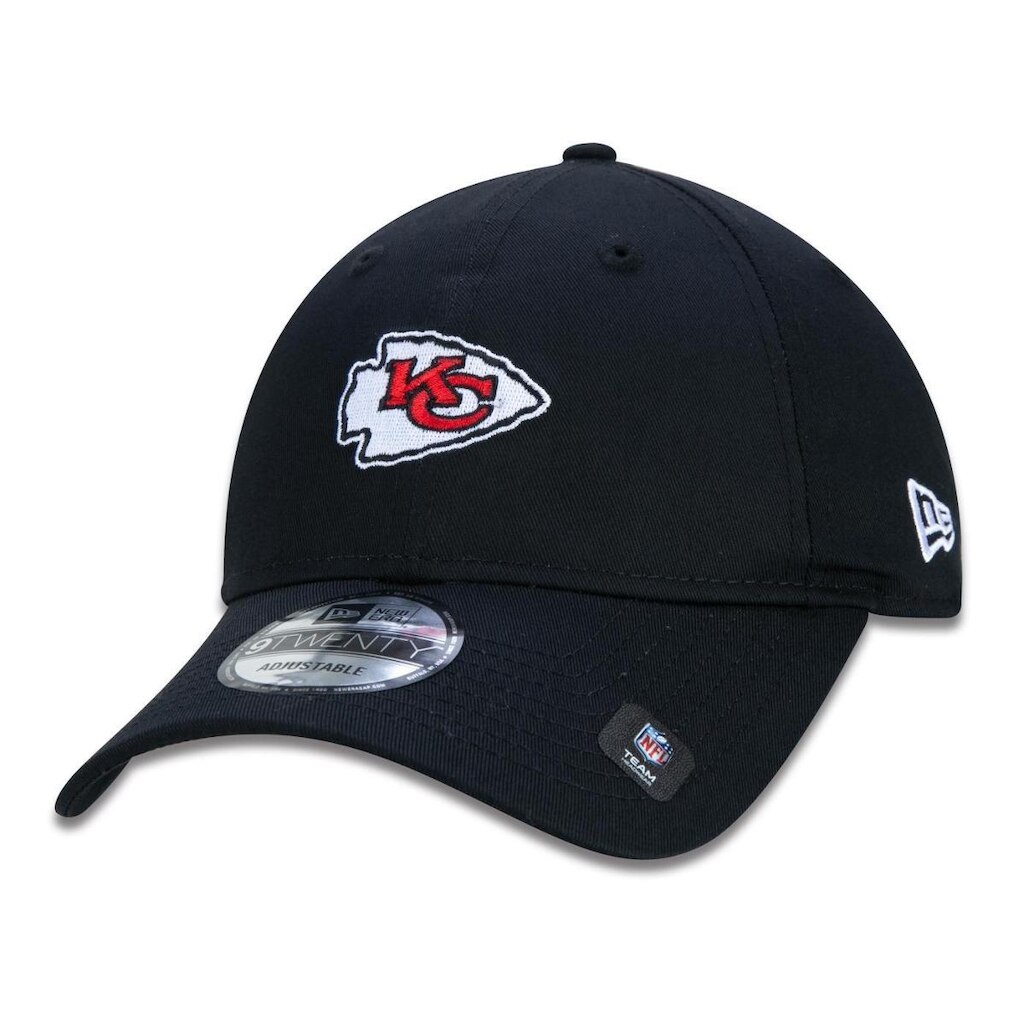 BONE 9TWENTY STRAPBACK ABA CURVA KANSAS CITY CHIEFS SPORT STRAPBACK PRETO NEW ERA