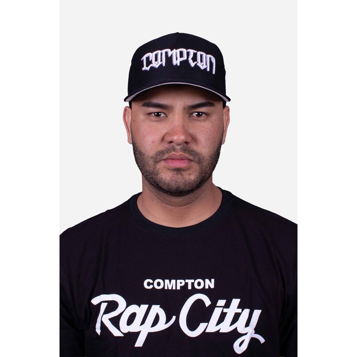 Boné Aba Curva Collab Starter X Compton X Pinkill Preto