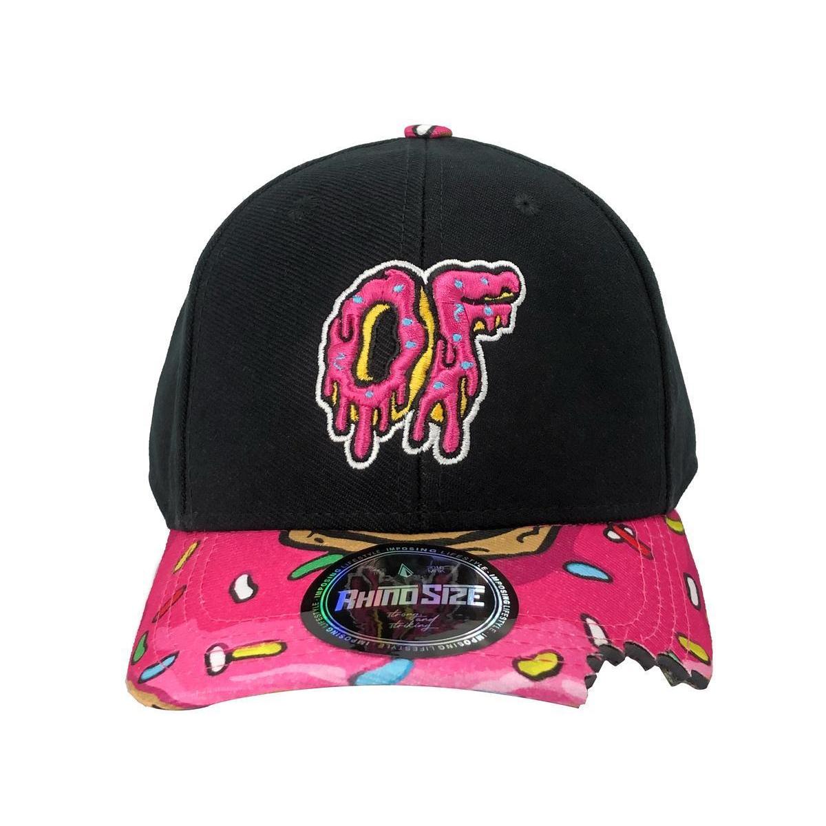 Boné Aba Curva Infantil Donuts Of Preto Rhs-497 Rhino Size