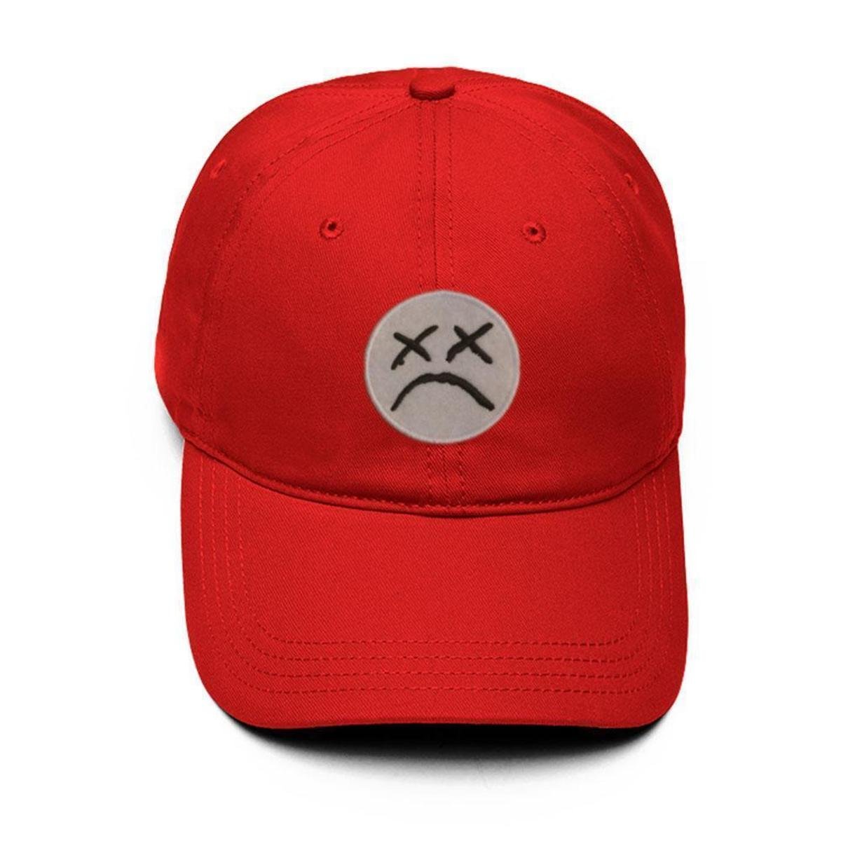 Boné Aba Curva Regulável Strapback Emoji Triste Menor preço em Boné Aba Curva Regulável Strapback Emoji Triste