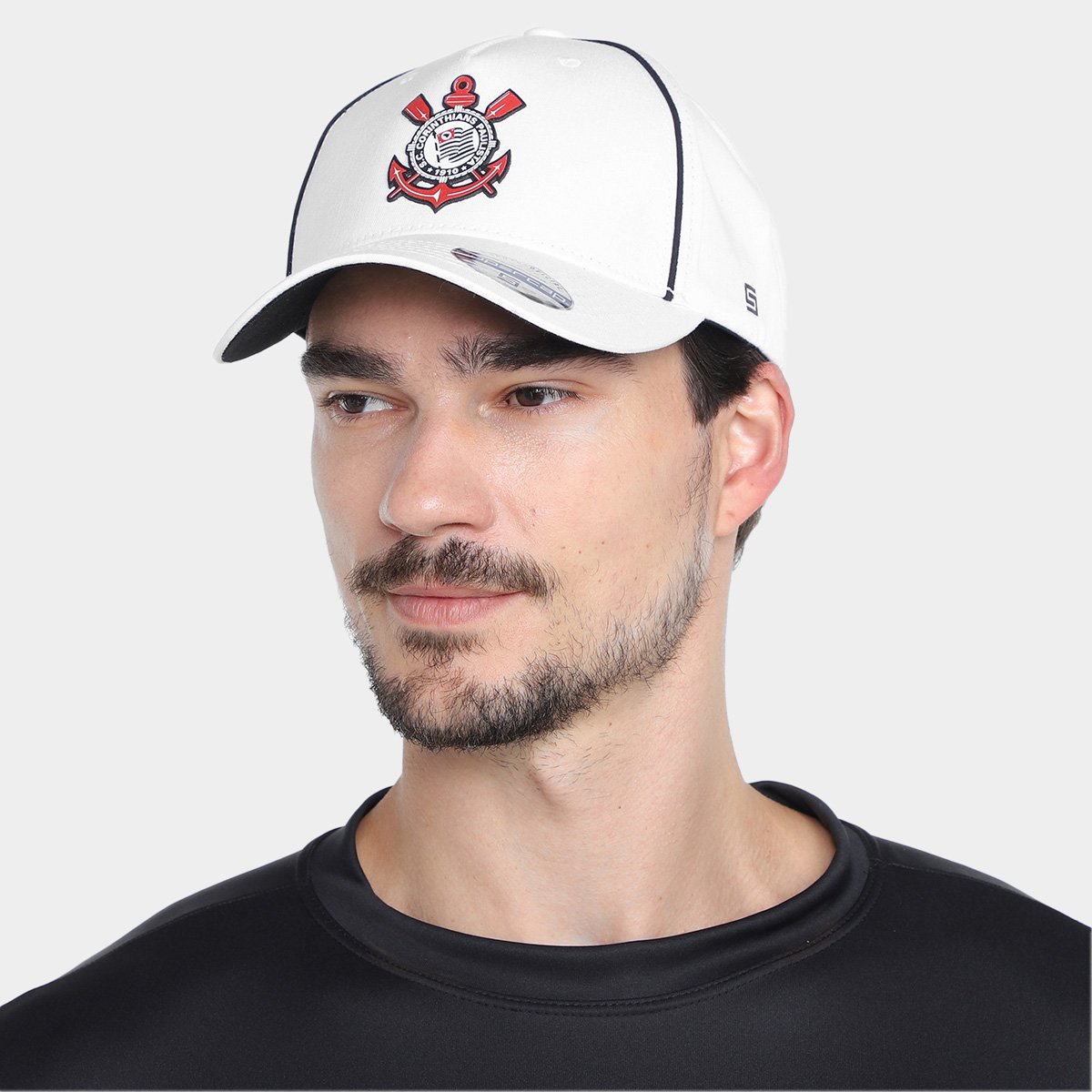 Boné Aba Curva SuperCap Corinthians Snapback - 1