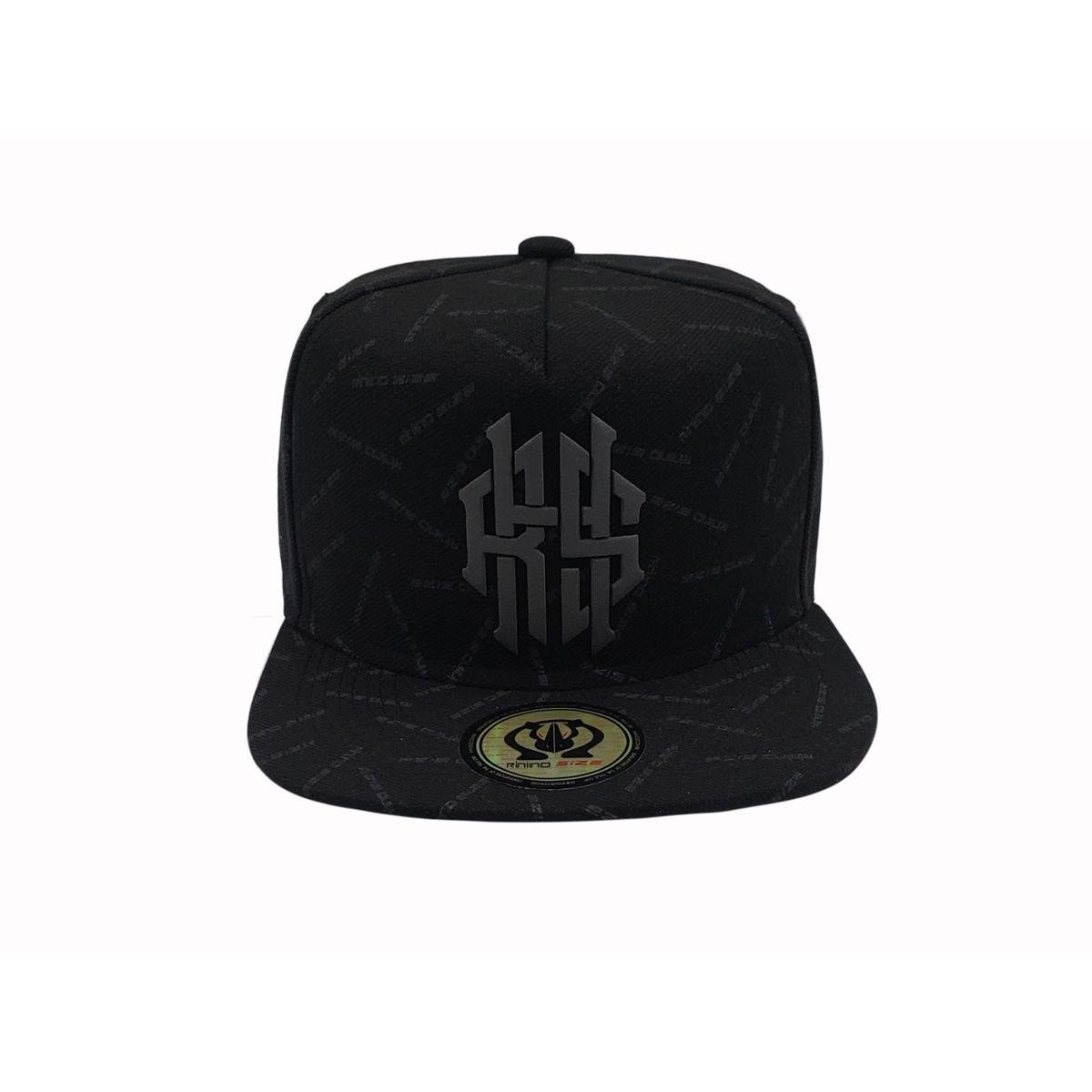 Bone Aba Reta Snapback Frente Falsa Rhino Size