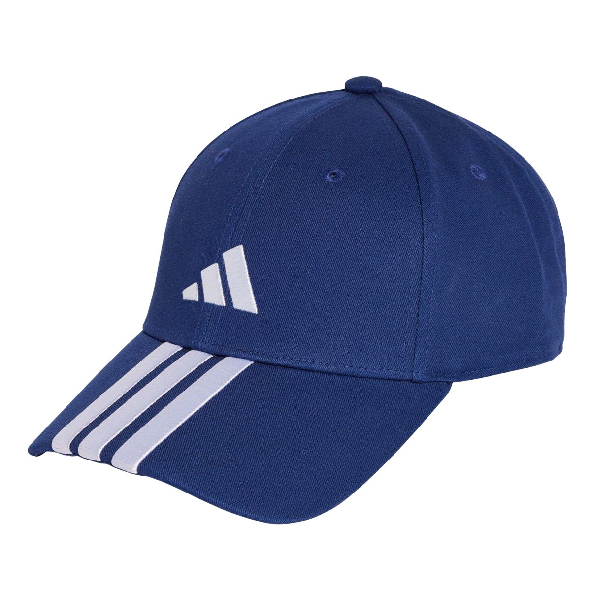 Boné Adidas Aba Curva Strapback 3 Listras - Azul | Netshoes