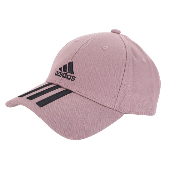 Boné Adidas Aba Curva Strapback Baseball 3 Listras - Marrom Menor preço em Boné Adidas Aba Curva Strapback Baseball 3 Listras - Marrom