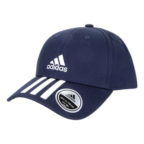 Boné Adidas Aba Curva Strapback Proteção UV - Marinho+Branco é boa?