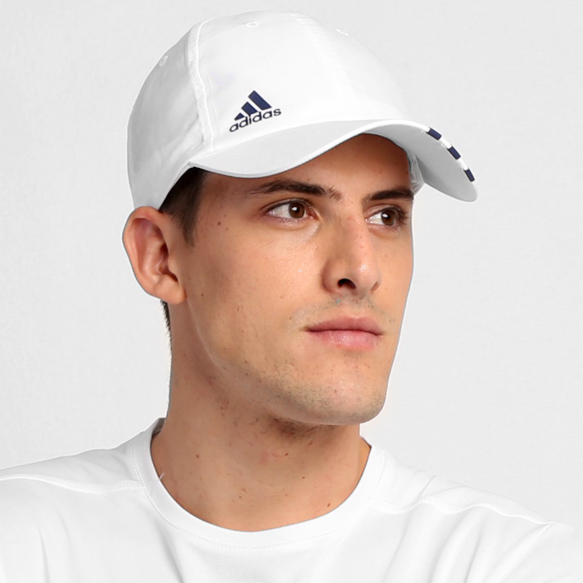 Boné Adidas Climalite Off 3S - Branco+Marinho | Netshoes
