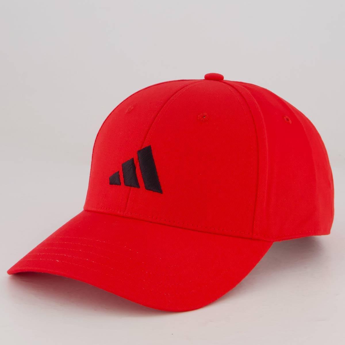 Boné Adidas Essentials Logo Vermelho - Vermelho | Netshoes