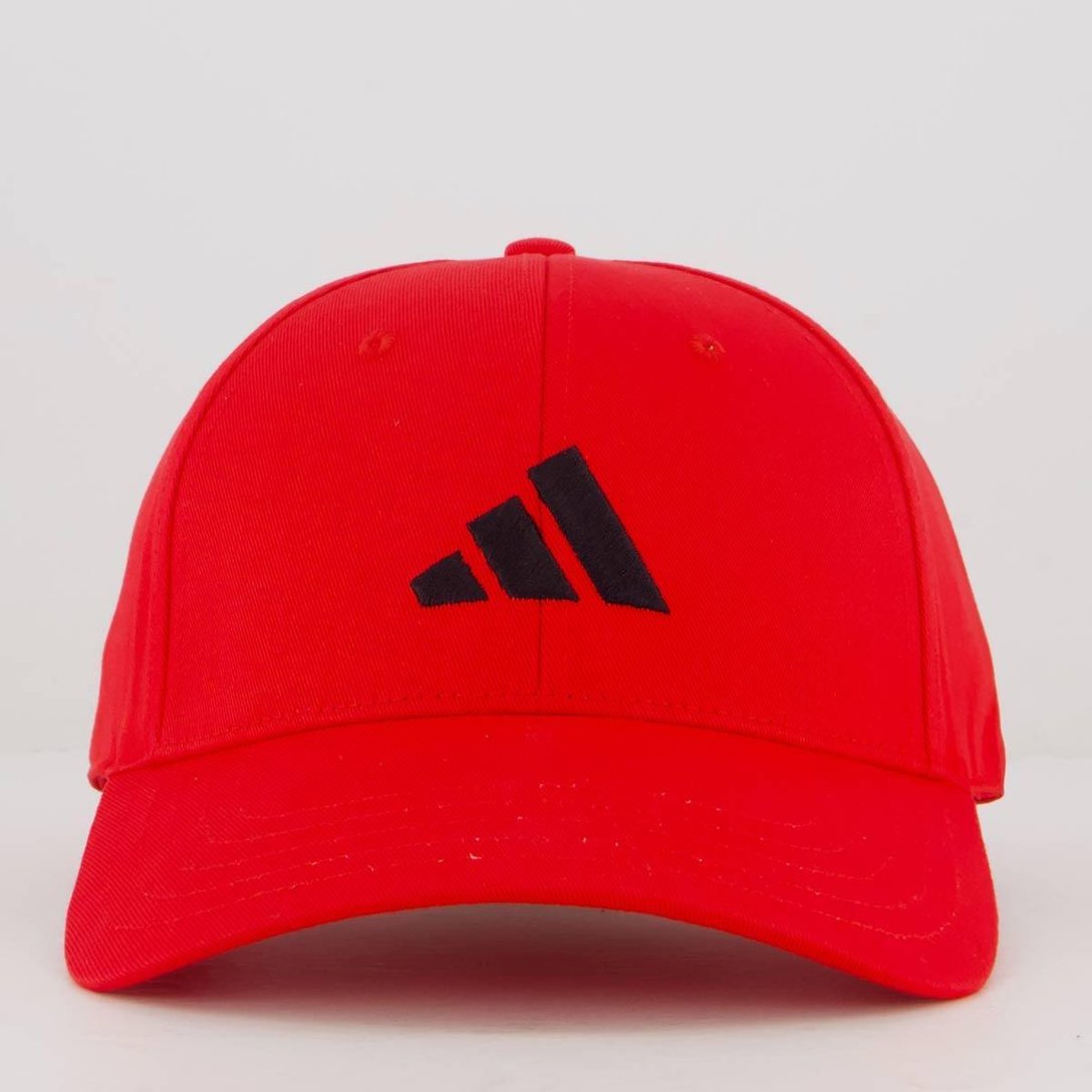 Boné Adidas Essentials Logo Vermelho - Vermelho | Netshoes