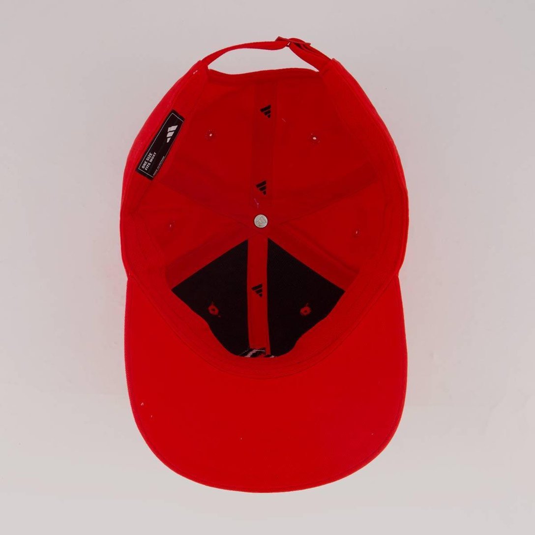 Boné Adidas Essentials Logo Vermelho - Vermelho | Netshoes