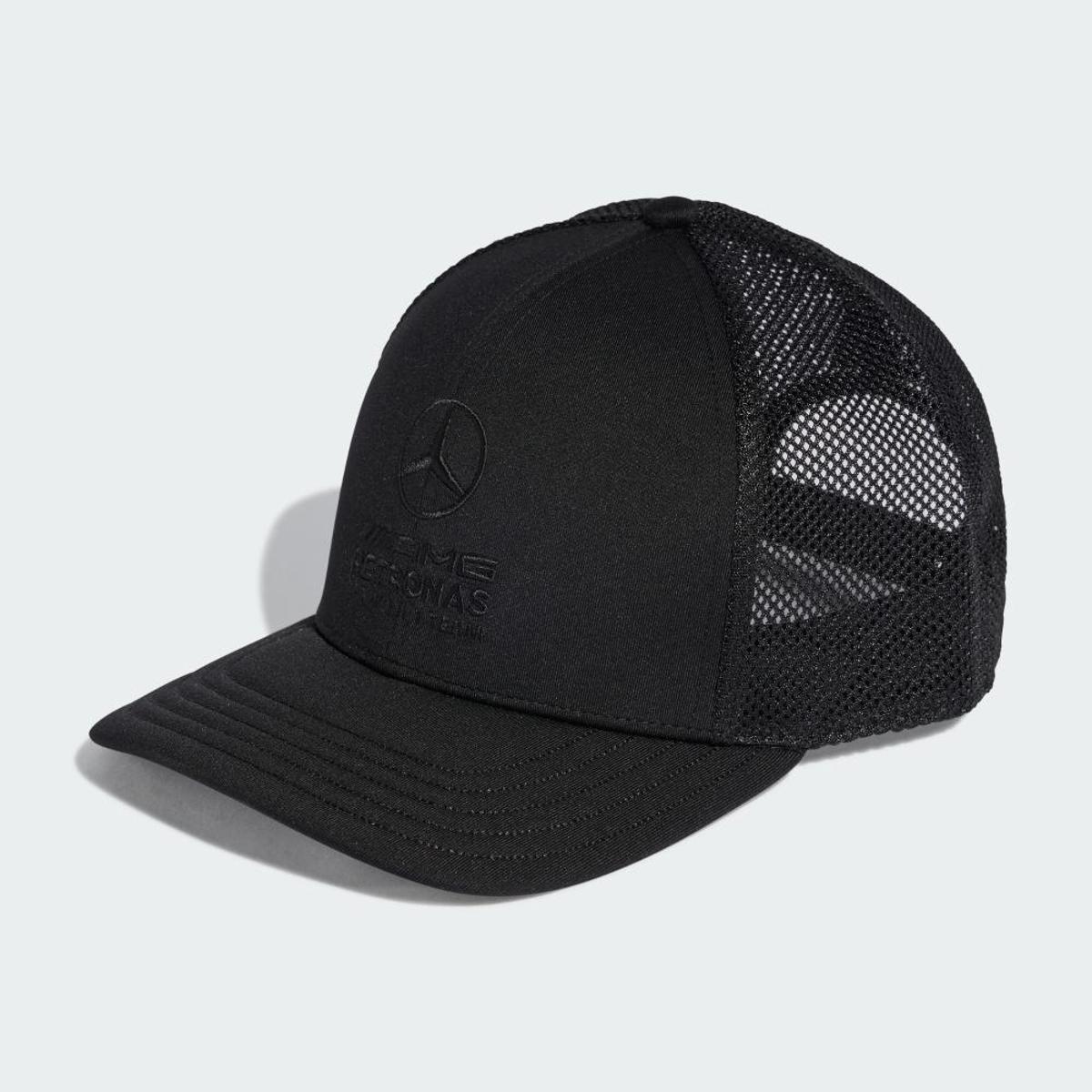 Bone Adidas Trucker Mercedes Amg Petronas F1 Team Night Preto