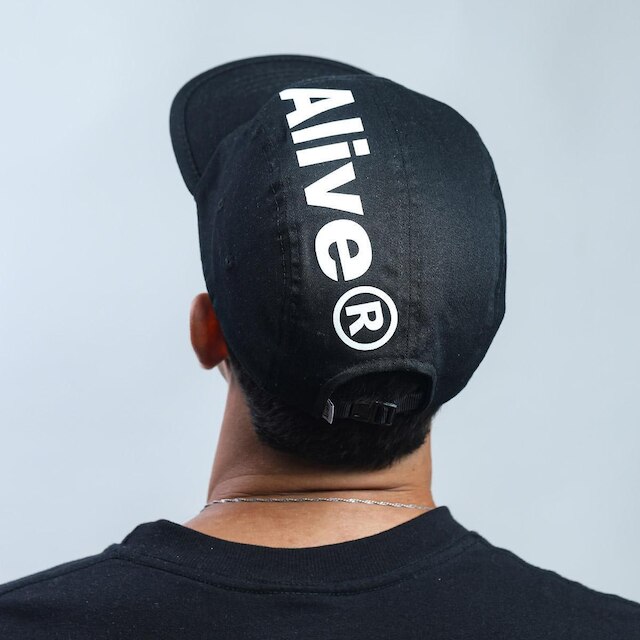 Boné Alive Five Panel Big Logo Preto