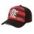 Boné Americano Supercap Flamengo Zico - Preto/Vermelho - Preto+Vermelho