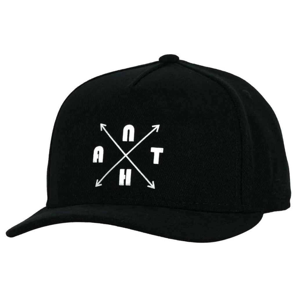 Boné Anth Co Aba Curva Snapback Amizade Seta Preto Aberto