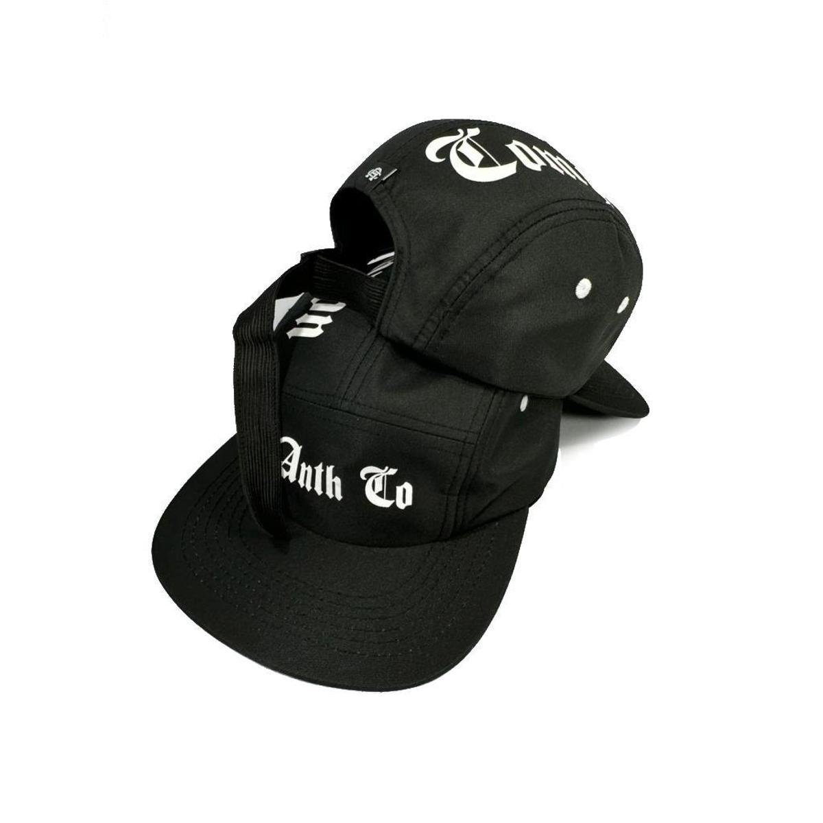 Boné Anth Co Five Panel Hip Hop City Gothic - Preto | Netshoes