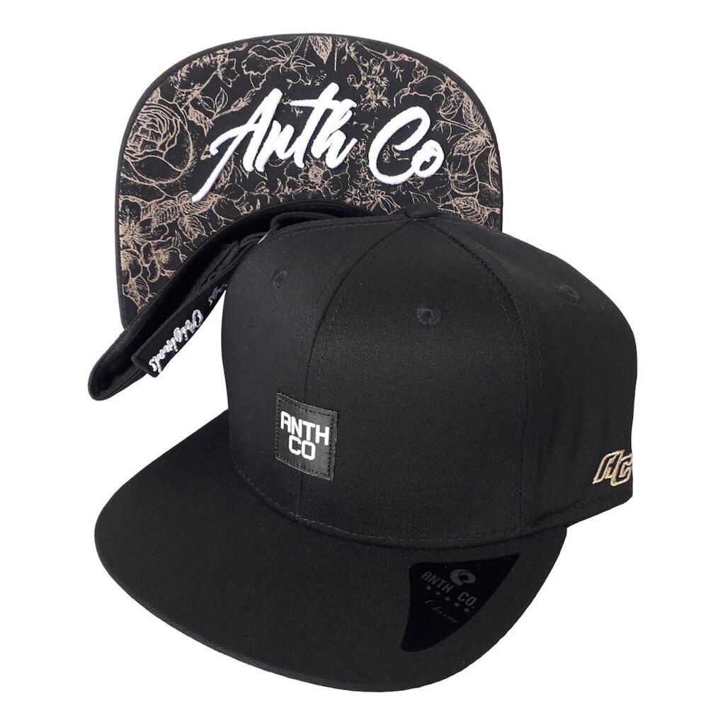 Boné Anth Co Fox Skate Aba Reta Bordado Strapback Fitão
