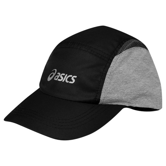 Boné Asics Performance 2 - Preto+Cinza Menor preço em Boné Asics Performance 2 - Preto+Cinza