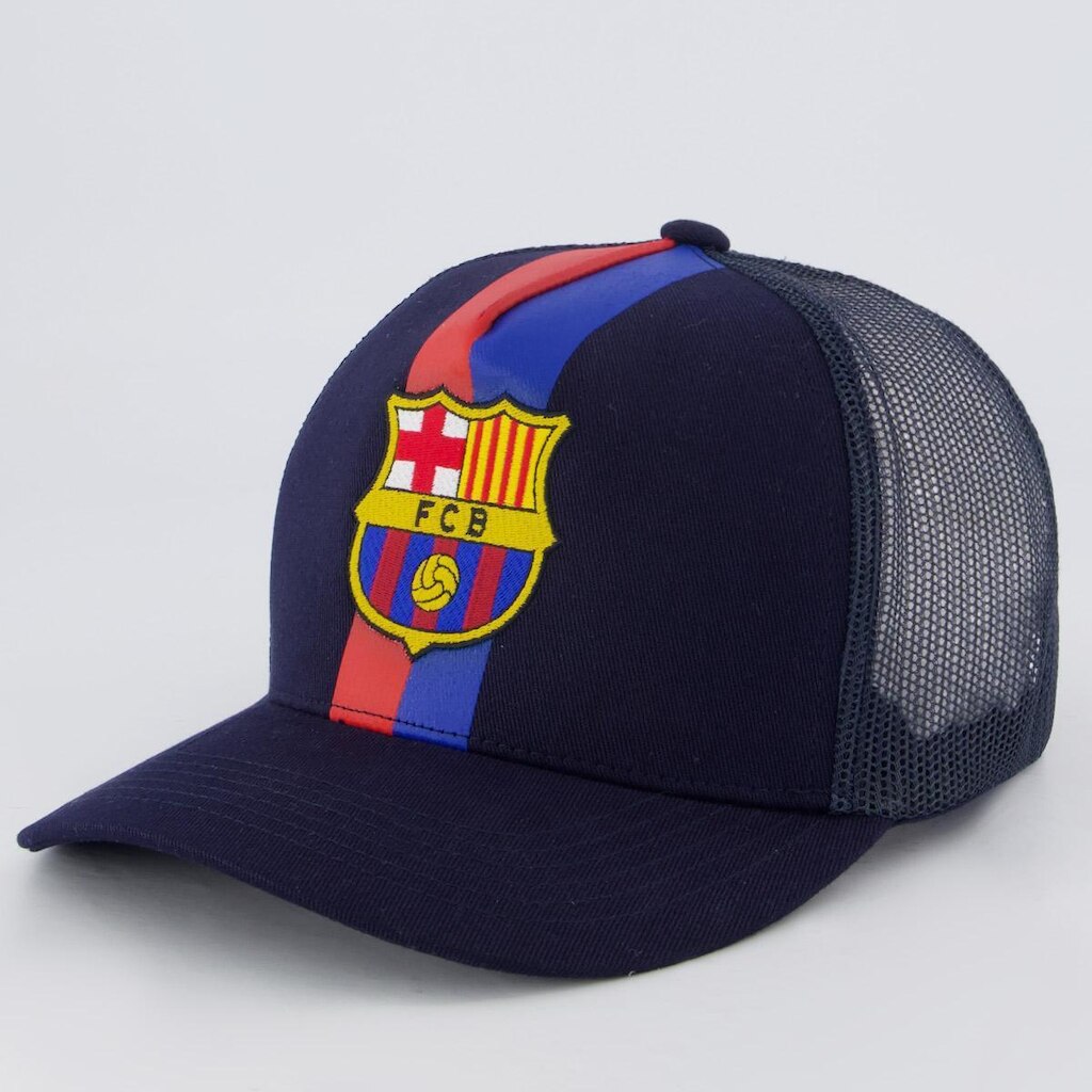 Boné Barcelona Trucker Silk Bordado