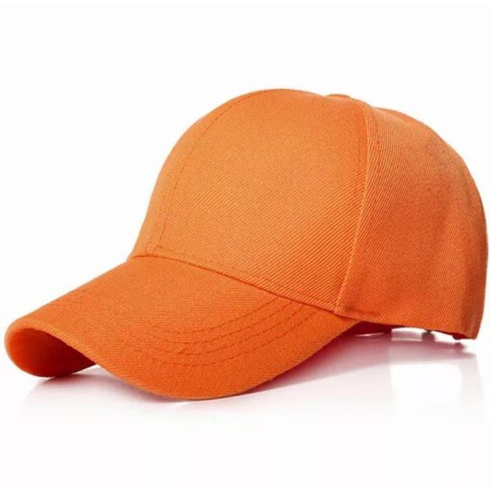Boné Básico Unissex Liso Aba Curva Ajuste Super Leve - Laranja é ruim? Boné Básico Unissex Liso Aba Curva Ajuste Super Leve - Laranja é boa?