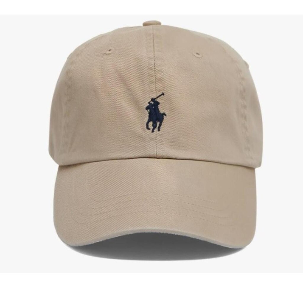 Boné Beisebol Aba Curva Polo Ralph Lauren em Algodão