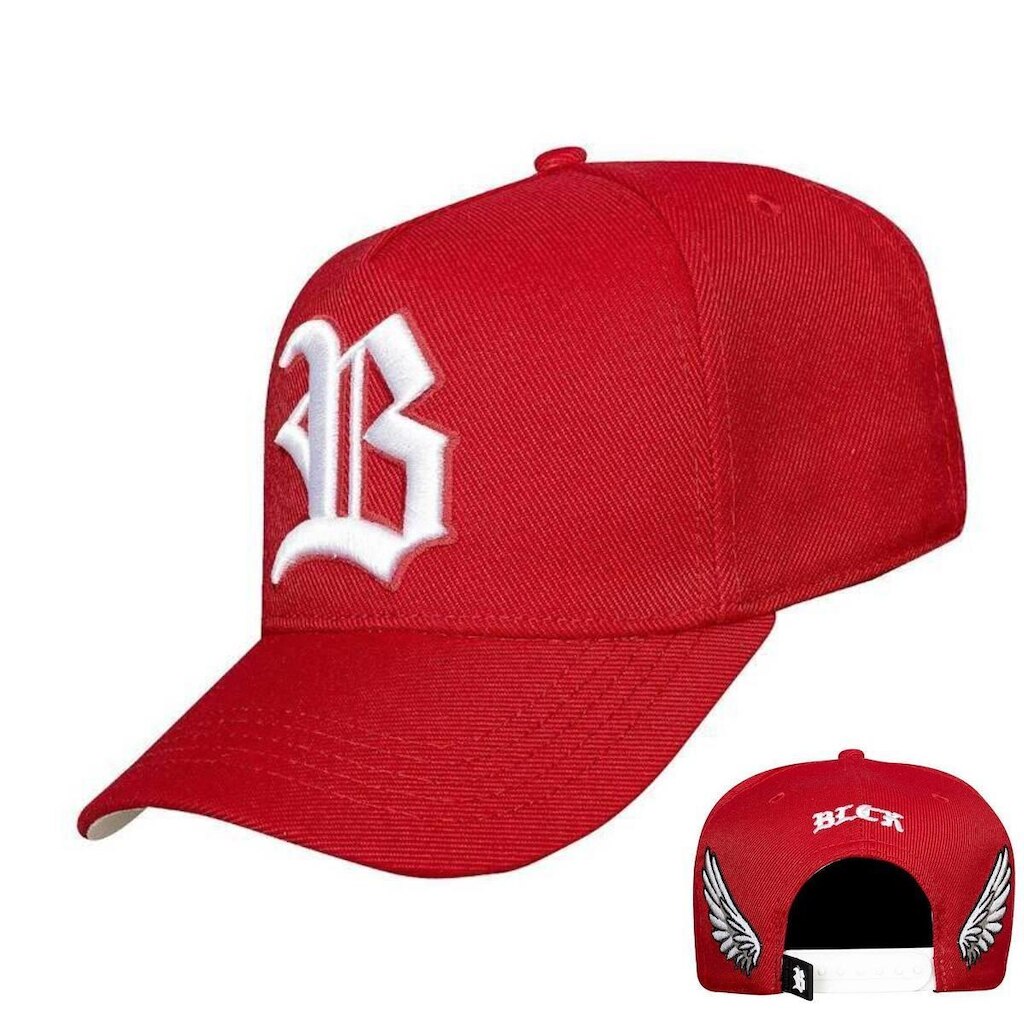 Boné Blck Brasil New Wings Asas Angel Aba Curva Snapback
