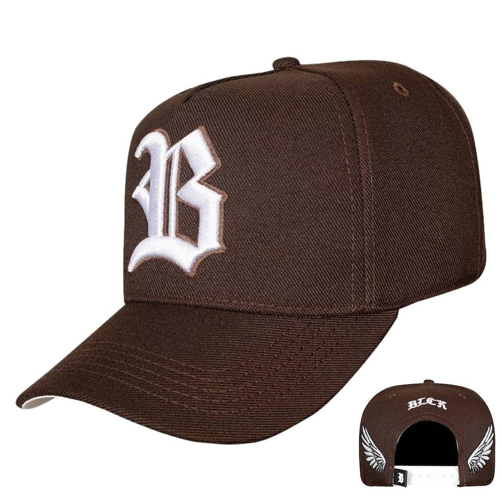 Boné Blck Brasil New Wings Asas Angel Aba Curva Snapback
