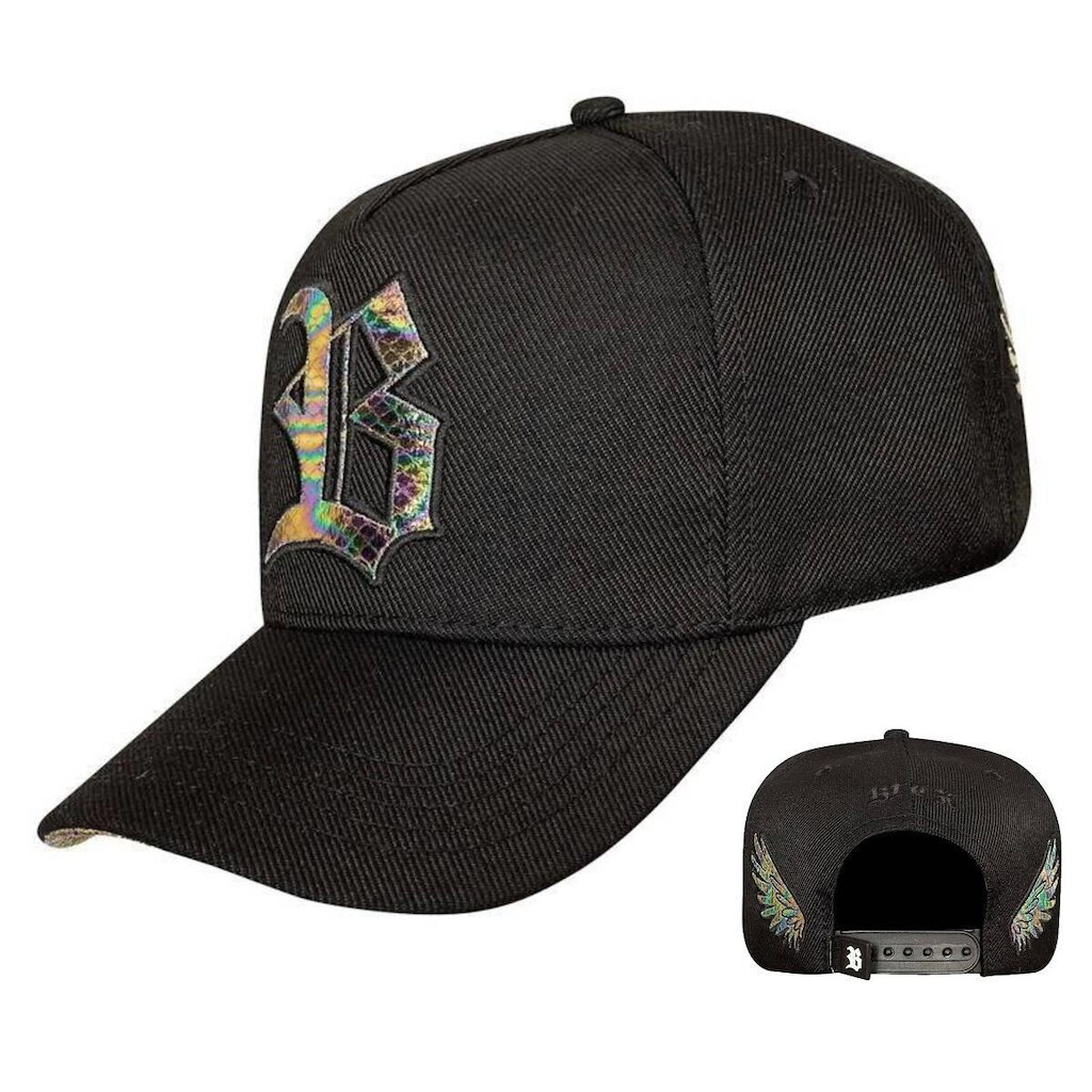 Boné Blck Brasil New Wings Snake Cobra Aba Curva Unissex