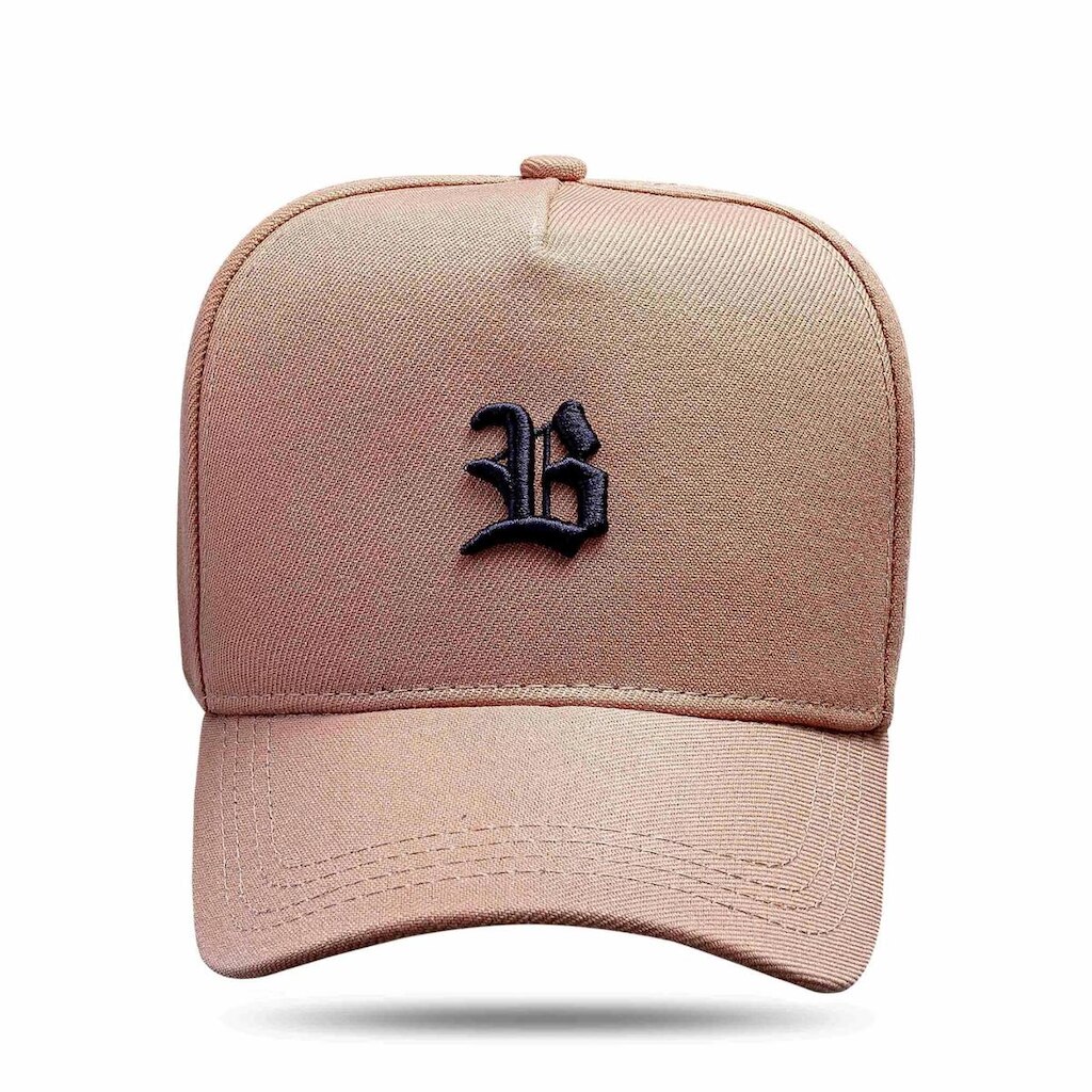 Boné Blck Brasil Snapback Aba Curva Básico Logo B Pequeno