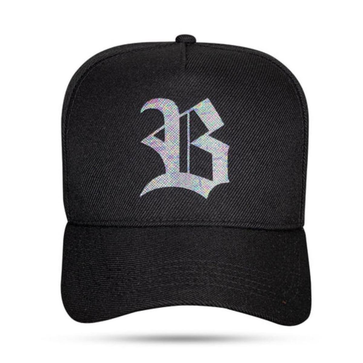Boné BLCK Snapback Logo B Eclipse Preto