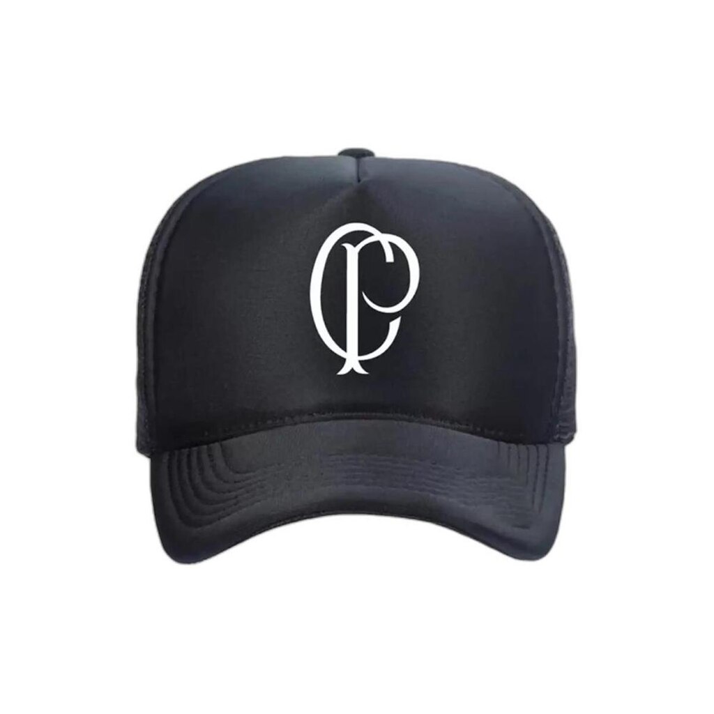 Boné Blck Trucker Kids Timão Infantil - Preto