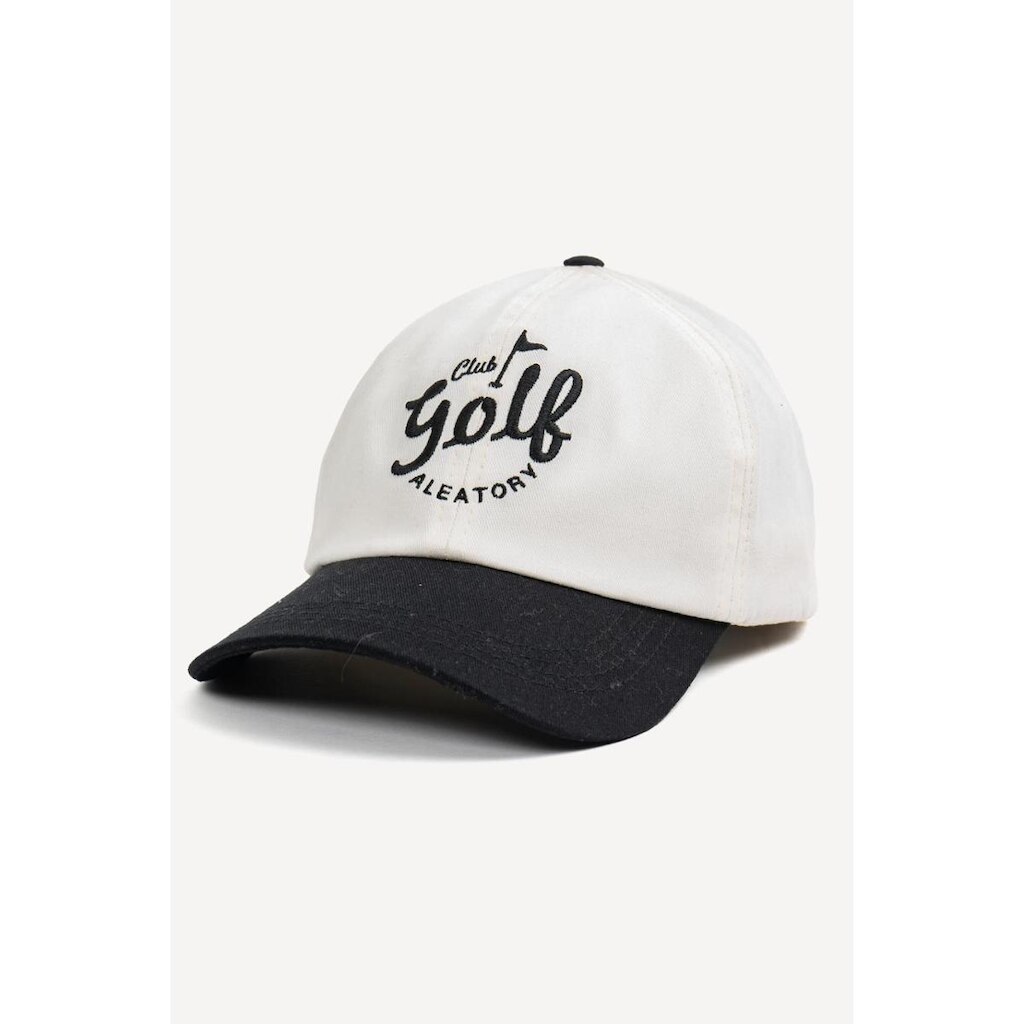 Boné Bordado Aleatory Golf Branco