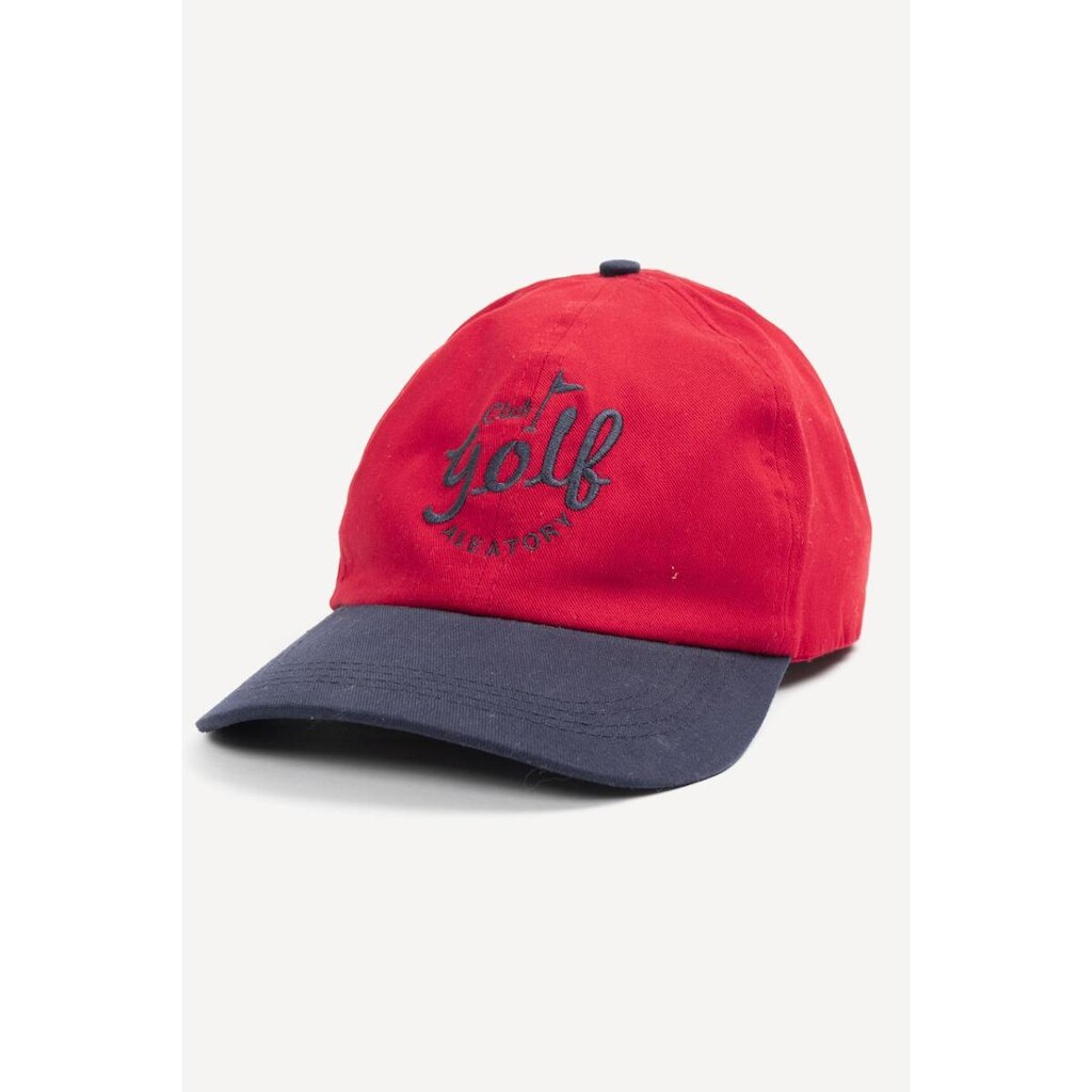 Boné Bordado Aleatory Golf Vermelho