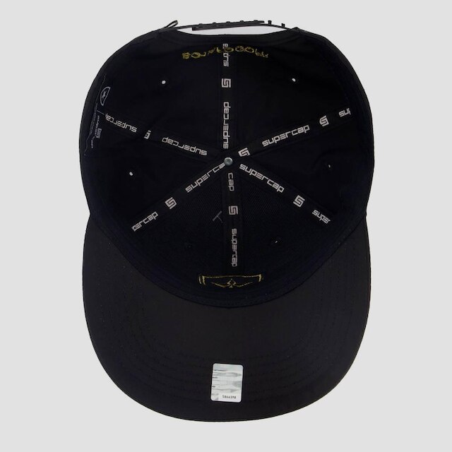 Boné Botafogo 6 Gomos Preto e Dourado