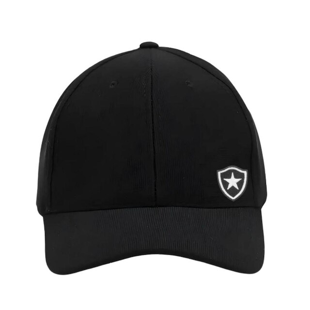Boné Botafogo Bordado Licenciado Aba Curva Preto