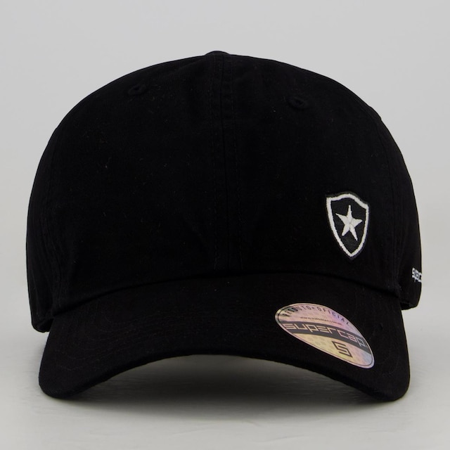 Boné Botafogo Bordado Preto