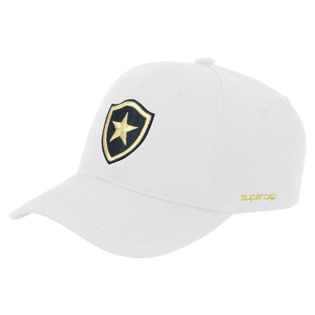 Boné Botafogo Supercap Licenciado Masculino Branco