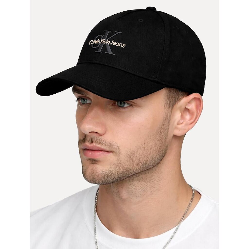 Boné Calvin Klein Jeans 5 Gomos Logo RE Issue Preto CM6OC85BO077 0987