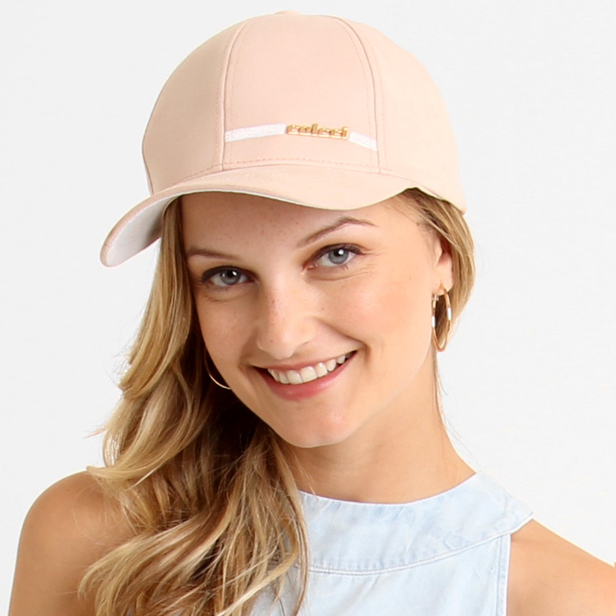 Boné Colcci Logo Metal - Nude | Netshoes
