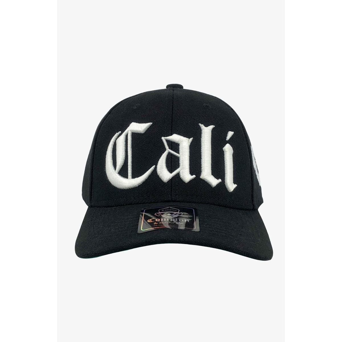 Boné Compton Aba Curva Snapback Cali Preto